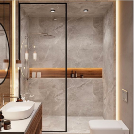 Стъклен параван до тавана