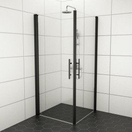 Душ кабина с две врати на ъгъл Душ кабина с две врати на ъгъл