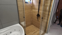 Двойно плъзгане с черен обков - кв.Бояна