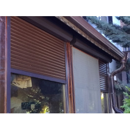 Алуминиеви външни ролетни щори H39 - цветни