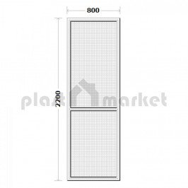 Комарник за врата 80/220 см СТАНДАРТ
