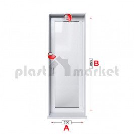 Балконска врата Rehau Euro-Design 86 plus - 86 мм с двуосов механизъм Балконска врата Rehau Euro-Design 86 plus - 86 мм с двуосов механизъм
