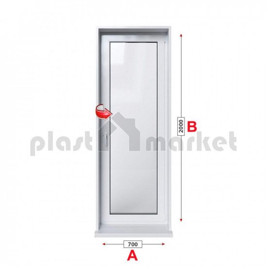 Балконска врата Rehau Euro-Design 86 plus - 86 мм с едноосов механизъм Балконска врата Rehau Euro-Design 86 plus - 86 мм с едноосов механизъм
