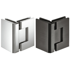 Панта за душ кабина, монтаж стъкло - стъкло 90°