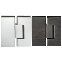 Панта за душ кабина, монтаж стъкло - стъкло 180°