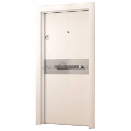 Блиндирана врата Старлайф CR03 HG White / Chrome