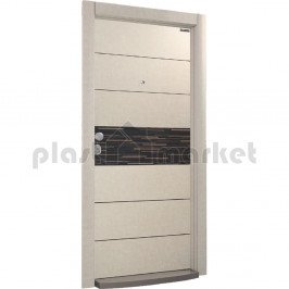 Блиндирана врата Италиански стил L 213 Cream Stone / Black Massive Блиндирана врата Италиански стил L 213 Cream Stone / Black Massive