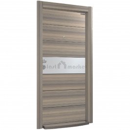 Блиндирана врата Италиански стил L 613 Mystic Walnut / Inox Блиндирана врата Италиански стил L 613 Mystic Walnut / Inox