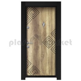 Блиндирана входна врата Стар 76 - Светъл отантик 