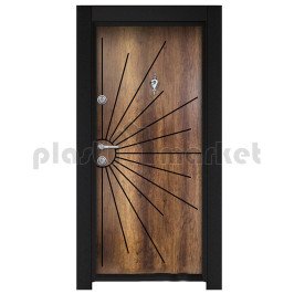Блиндирана входна врата Стар 78 - Ася орех