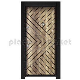 Блиндирана входна врата Стар 80 - Светъл отантик