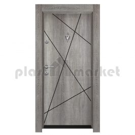 Блиндирана входна врата Стар лайф - М07 Сиво меше Блиндирана входна врата Стар лайф - М07 Сиво меше