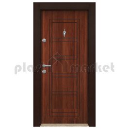 Блиндирана входна врата Стар 37 - Металик Орех   